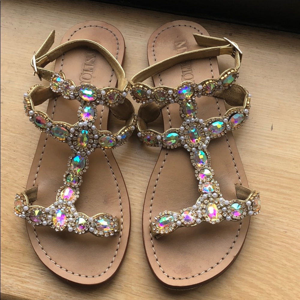 Mystique jeweled sandals